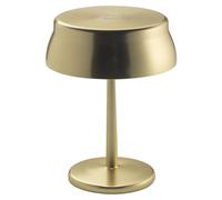 Zafferano - Lámpara de mesa LED inteligente Wi-Fi "SISTER LIGHT MINI", color dorado, recargable y con regulador de intensidad
