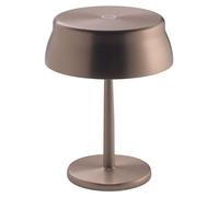 Zafferano - Lámpara de mesa LED inteligente Wi-Fi "SISTER LIGHT MINI" en cobre, recargable y con regulador de intensidad