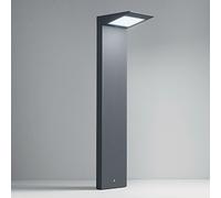 Estaca Solar Led Para Suelo De 2,2 W, Funciona Con Batería Y Fotovoltaica, Ip54, Color Gris Oscuro.
