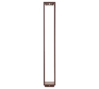 Zafferano Lámpara de pie solar Home inalámbrica, sensor de movimiento, 3000K, 100 cm Corten