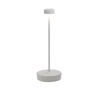 Zafferano, Lámpara Swap Pro, Lámpara de Mesa Portátil y Recargable con Control Táctil, Apta para Interior y Exterior, Atenuador, 2200-3000 K, Altura 29 cm, Color Blanco