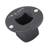 ZAICOLER Adaptador de Casquillo de Impacto de Perfil bajo para Espacios Reducidos, Metal Duradero de Alta Resistencia para áreas Confinadas, Diseño de Perfil bajo con Inserción de 1 Pieza (1"M-3/4"F)