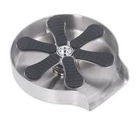 ZAICOLER Enjuagador de Vidrio Lavadora de Vasos Duradera de Acero Inoxidable 304 para Barra de Cocina Diseño de 6 Hojas Limpieza Eficiente