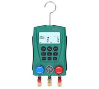 ZAICOLER Medidor de Colector Digital Perilla de Aleación de Aluminio Medición de Presión de Refrigerante de Doble Canal para Técnicos de HVAC y Reparación de CA 1 Unidad