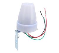 ZAICOLER Sensor de Fotocélula Interruptor de Control de Luz de Anochecer a Amanecer para Lámparas de Exterior ABS Compacto y Duradero 10A (AC220V)