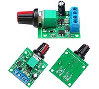 zalati Controlador de velocidad del motor PWM DC 1,8v 3v 5v 6v 12v 2a 1803bk controlador de módulo de control de baja tensión con botón