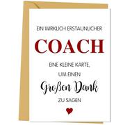 Zalingo Tarjeta de agradecimiento entrenador, regalos de agradecimiento para hombres y mujeres, baloncesto, fútbol, gimnasio, tenis, correr, entrenador, jubilación, regalos de cumpleaños, regalo para