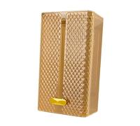 Zambuph Caja de pañuelos impermeable para guardar pañuelos. Elegante dispensador de para baño o cocina. Imprescindible para mantener los espacios organizados. Caja, Amarillo, 21.5 x 12.5 x 10.2 cm