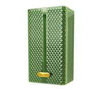 Zambuph Caja de pañuelos impermeable para guardar pañuelos. Elegante dispensador de para baño o cocina. Imprescindible para mantener los espacios organizados. Caja, Verde, 21.5 x 12.5 x 10.2 cm
