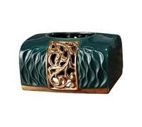 Zambuph Elegante organizador de pañuelos de cerámica con relieve, versátil