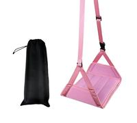 Zambuph Hamaca plegable con reposapiés para viajes en avión, portátil, ajustable, relajante, para oficina, vuelos de larga distancia, kit esencial para coche, B