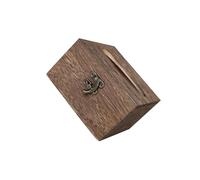 Zambuph Organizador de caja de pañuelos retro de Para,Marrón,13x13x7.8cm
