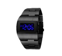 Zambuph Reloj de LED, Regalos Modernos y fáciles de Combinar, Reloj Digital Led aleación Amplia aplicación, Relojes, Luz Azul del Arma