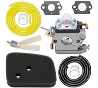ZAMDOE Kit de Carburador para Husqvarna 122HD45 122HD60 522HD60S 522HDR60S para Jonsered HT2223T HT2218 Cortasetos # 523012401 596658301, con Filtro de Aire Filtro de Combustible Línea de Combustible