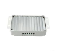ZAMETTER Controlador de carga solar de 30 A, pantalla LCD digital automática de 12 V 24 V con 4 puertos USB para sistema de panel de batería de fosfato de hierro y litio de gel ácido
