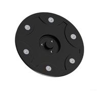 ZAMETTER Disco de corte de fibra de vidrio de 142 mm para cortacésped robótico Sileno City con 6 agujeros de montaje, base de plástico reforzado con fibra de vidrio, negro, 7 piezas