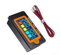 ZAMETTER PZEM-009 DC 8-100V Voltímetro LCD Pantalla digital a color Probador de medidor de batería para monitoreo de celdas de iones de litio con panel a prueba de salpicaduras y función de