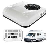 Zanefoo Aire Acondicionado para Caravana - 12V/24V de Techo para Monovolúmenes, Camionetas, Autocaravanas, Camiones, Vehículos Agrícolas, Excavadoras(White12v)