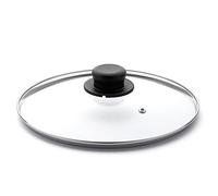 Zanetti - Tapa de cristal con pomo para ollas y sartenes, diámetro 22 cm