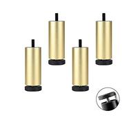 Zanotva 4 Patas De Aleación De Aluminio para Muebles, Rosca M8 (Métrica 8 Mm), Patas De Mesa Patas De Sofá Patas De Muebles De Baño Patas. (Size : 18cm/7.1in)