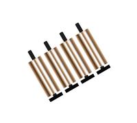 Zanthicia Patas de cama ajustables y duraderas M10 diseñadas para elevar muebles y brindar soporte resistente con acabado anodizado Patas de soporte para muebles metal altura ajustable, oro, 12cm