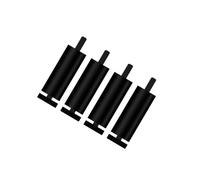 Zanthicia Patas de cama ajustables y duraderas M10 diseñadas para elevar muebles y brindar soporte resistente con acabado anodizado Patas de soporte para muebles metal altura ajustable, negro, 10cm