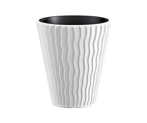 Zanvic Sandy Maceta, Blanco, 30 cm