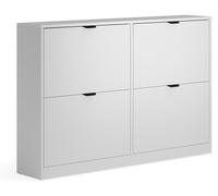 Zapatera abatible Vicco Gizmo Blanco 115 x 77.6 cm con 2x2 compartimentos, Model 59808