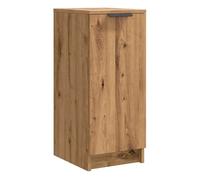 vidaXL Armario zapatero madera ingeniería 4 estantes Roble Artisan 29,5x35x70 cm