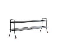 Maze Estante zapatero Bill Shoe Shelf L negro-marrón oscuro