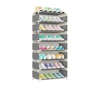 Zapatero con cubierta de tela, estantes Organizadores de calzado de 8 niveles, amario estante organizador de zapatos, PARA 24 PARES ZAPATOS sk8