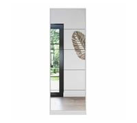 Zapatero con espejo completo 5 cajones - organizador de zapatos madera - blanco