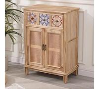 Zapatero con Mueble para salón, Organizador de Zapatos, Armario de Almacenamiento para Zapatos, Independiente, para recibidor o Pasillo (Color: Madera)