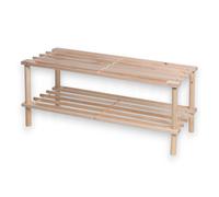 Zapatero de Madera 2 Niveles Multiusos | Karawan
