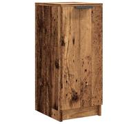 Zapatero de madera de conglomerado, 29,5 x 35 x 70 cm, con 4 estantes | 4 estantes, puerta protectora, tablero superior multiusos, aglomerado resistente, capacidad de 60 kg, requiere montaje