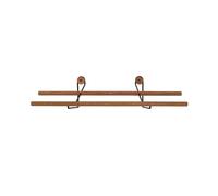 Zapatero de Madera Estante para Zapatos Pequeño de Roble/ Latón