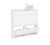 Zapatero estrecho con 4 solapas organizador fsr169-w sobuy es 19 cm