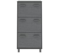Zapatero Hamar Gris Oscuro 59,5 x 35 x 117 cm Madera Pino