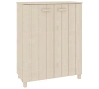 Zapatero HAMAR madera pino maciza marrón miel 85x40x108 cm