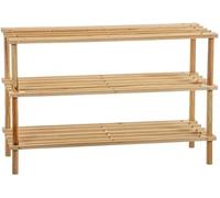 Zapatero Organizador de Zapatos de Madera Estante Muebles Zapatero Entrada Zapatero - 3 Baldas