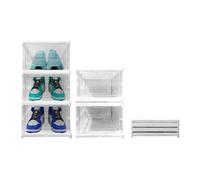 Zapatero plegable 3 niveles 54x25x35 cm nyana home | caja zapatos | organizador calzado