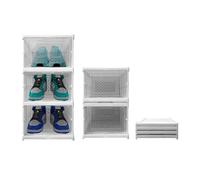 Zapatero plegable 3 niveles 54x25x35 cm nyana home | caja zapatos | organizador calzado
