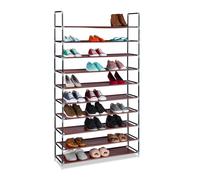 Zapatero tela Estantería para calzado 10 niveles 3 kg Zapatero organizador