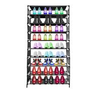Zapatero Tela hasta 36 Pares Nyana Home 160x90x27cm, 9 baldas Organizador Armario Zapatos