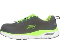 Zapatillas de seguridad Skechers para hombre, modelo SRRINGSTAP ARCH FIT 200086EC CCLM, color gris/verde, talla 48.5 EU