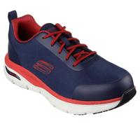 Zapatillas de seguridad Skechers para hombre, modelo SRRINGSTAP ARCH FIT 200086EC, color azul/rojo, talla 40 EU