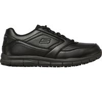 Zapatillas deportivas de cordones para hombre Skechers Work, modelo WORK RELAXED FIT: NAMPA, color: negro, talla europea: 48