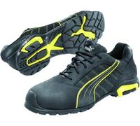 Zapato de seguridad Ams.Low, talla 39, color negro/amarillo, de cuero, con S3 SRC y EN20345, marca PUMA