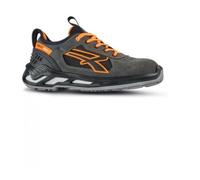 U-Power Zapato de seguridad Ryder ESD S1P puntera de aluminio antiperforación textil Negro T39-48
