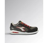 Zapato Trabajo Utility Diadora Run Net Airbox Low S3 Src plateado rojo